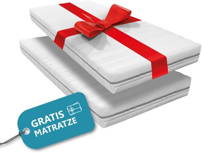 BeCo, Beco Komfortschaummatratze »2 für 1«, 21 cm cm hoch, Raumgewicht: 28 kg/m³, (2 St.), inkl. 1 Gratis-Matratze, mit zwei unterschiedliche festen Liegeseiten, Beco Komfortschaummatratze »2 für 1«, 21 cm hoch, Raumgewicht: 28 kg/m³, (1 St.), inkl. 1 Gratis-Matratze, mit zwei unterschiedliche festen Liegeseiten