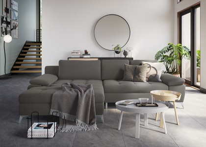 sit&more Ecksofa, mit Mega-Recamiere, wahlweise mit Bettfunktion und Bettkasten