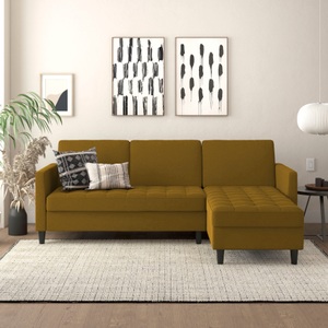 Dorel Home, Dorel Home Ecksofa »Presley«, Ecksofa mit Bett-Funktion und Stauraum, verstellbare Rückenlehne, Dorel Home Ecksofa »Presley, L-Form,« Ecksofa mit Bett-Funktion und Stauraum, verstellbare Rückenlehne