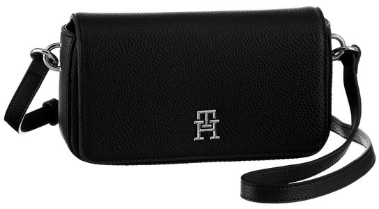 Tommy Hilfiger Umhängetasche »TH EMBLEM FLAP CROSSOVER«, mit TH-Emblem vorne