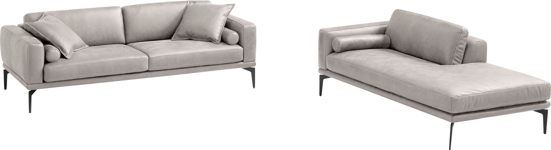 Egoitaliano, Egoitaliano Polstergarnitur »Masu«, Höhe der Rückenkissen und Sitztiefe verstellbar, 3 Rollkissen, Egoitaliano Polstergarnitur »Masu, Design trifft sensationellen Sitzkomfort«, Höhe der Rückenkissen und Sitztiefe verstellbar, 3 Rollkissen