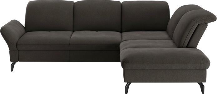 SIT&MORE, sit&more Ecksofa, Wahlweise mit Bett-, Kopfteil - und Armlehnfunktion, sowie Stauraum, sit&more Ecksofa »Leandro L-Form« Wahlweise mit Bett-, Kopfteil - und Armlehnfunktion, sowie Stauraum