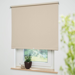 LIEDECO, Liedeco Springrollo »Uni«, verdunkelnd, mit Bohren, freihängend, Rollowelle 36 mm, starke Feder, 