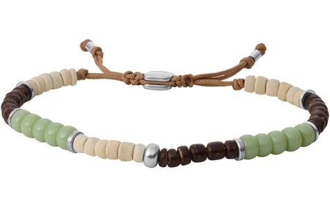 Fossil, Armband Damen Silber 17.8CM, Fossil VINTAGE CASUAL Armschmuck Herren