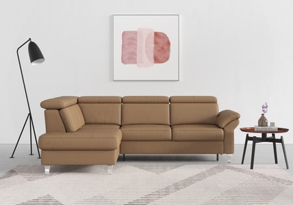 sit&more Ecksofa, inklusive Kopfteilverstellung und Federkern
