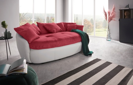 INOSIGN, INOSIGN Big-Sofa »Amaru«, grosszügiges, gemütliches Megasofa XXL, COTTA Big-Sofa »Aruba« gemütliches Megasofa in XXL in organischer Form mit vielen Kissen