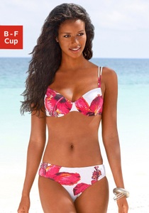 Lascana, LASCANA Bügel-Bikini, LASCANA Bügel-Bikini, mit plakativem Blütenprint