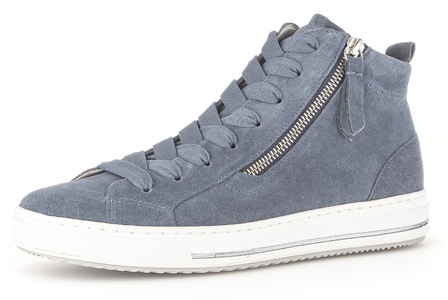 Gabor, Gabor Schnürboots »FLORENZ«, in komfortabler Weite G = weit, Gabor Schnürboots »FLORENZ«, High Top-Sneaker, Schnürschuh, Freitzeitschuh, komfortabler Weite G