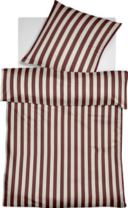 Fleuresse, fleuresse Bettwäsche »Riva 3308«, (3 tlg.), Sportliche Streifen, fleuresse Bettwäsche »Riva 3308«, Renforce, Baumwolle, in Gr. 135x200, 155x220, 200x200cm
