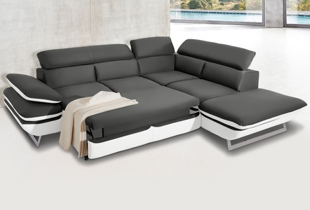 INOSIGN, INOSIGN Ecksofa, wahlweise mit Bettfunktion, 
