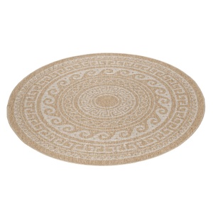 Ayyildiz Teppiche, Ayyildiz Teppiche Outdoorteppich »COMILLA 0887«, rund, Pflegeleicht / Strapazierfähig / In- und Outdoor geeignet, Ayyildiz Teppiche Outdoorteppich »COMILLA 0887«, rund, 5 mm Höhe, Pflegeleicht / Strapazierfähig / In- und Outdoor geeignet