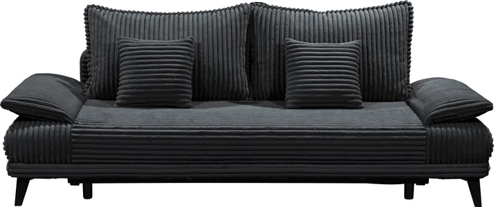 ED EXCITING DESIGN, ED EXCITING DESIGN Schlafsofa »Carla«, frei im Raum stellbar, mit Bettkasten, mit Schlaffunktion, 6 Kissen, ED EXCITING DESIGN Schlafsofa »Carla«, frei im Raum stellbar, mit Bettkasten, mit Schlaffunktion, 6 Kissen