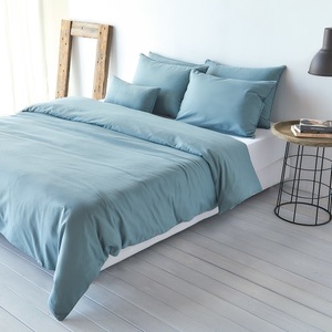 TRAUMSCHLAF, TRAUMSCHLAF Bettwäsche »Cotton-Leinen in Gr. 135x200, 155x220 oder 200x200 cm«, (2 tlg.), Bettwäsche in Leinen-Baumwolle-Qualität, unifarbene Bettwäsche, 