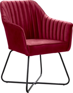 PREMIUM COLLECTION BY HOME AFFAIRE, Premium collection by Home affaire Armlehnstuhl »Tenor«, 1 St., Luxus-Microfaser, Mit verschiedenen Gestellen erhältlich, 
