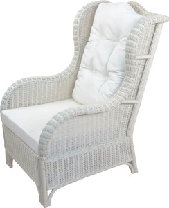 HOME AFFAIRE, Home affaire Ohrensessel, Handgeflochten, Home affaire Ohrensessel, Handgeflochten