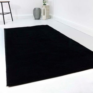 Homie Living, Homie Living Teppich »Lago«, rechteckig, 19 mm Höhe, Homie Living Teppich »Lago«, rechteckig, 19 mm Höhe, Kurzflor, Uni Farben, ideal im Wohnzimmer & Schlafzimmer