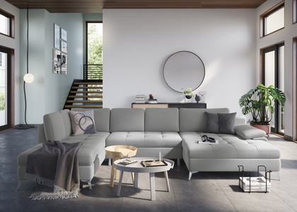 sit&more Wohnlandschaft, mit Mega-Recamiere, wahlweise mit Bettfunktion und Bettkasten