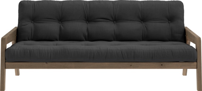 Karup Design Schlafsofa »Grab«, Mit Holzstruktur, inkl. Futonmatratze, Liegefläche 130x190 cm