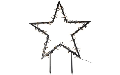 Star Trading, LED-Dekoleuchte Spiky mit Erdspießen, 60 cm, Parforce Traditional Hunting LED Dekofigur »Trading LED-Figur Stern Spiky«