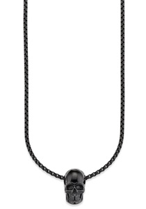 Bruno Banani, Bruno Banani Kette mit Anhänger »Totenkopf, B4063N/20/00/55, B4064N/20/00/55, B4065N/20/00/55«, Bruno Banani Kette mit Anhänger »Schmuck Geschenk, Halskette Scull Totenkopf, Venezianerkette«