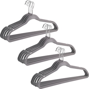 Wenko, WENKO Kleiderbügel, (Set, 15 tlg.), Kunststoff, beflockt, 45 cm, WENKO Kleiderbügel, (Set, 15 tlg.), Kunststoff, beflockt, 45 cm