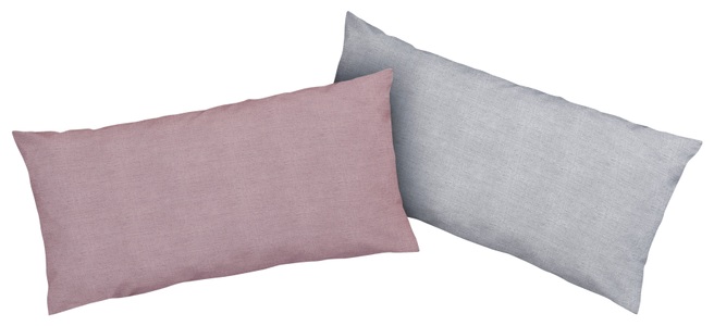 Bruno Banani, Bruno Banani Kissenbezüge »Merlin Wendeoptik, unifarben, 2 Stück, Melangeoptik, Material: 100% Baumwolle, Kissenhülle in Grösse 40x40 cm, auch als Kopfkissenbezug, mit Reissverschluss, natürliche Optik, Kopfkissenbezug, Kissenhülle«, (2 St.), 