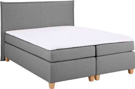 HOME AFFAIRE, Home affaire Boxspringbett »Houssay«, inkl. Topper, 5 Breiten, 2 Härtegraden auch in Überlänge 220 cm, Home affaire Boxspringbett »Houssay«, inkl. Topper, 5 Breiten, 2 Härtegraden auch in Überlänge 220 cm