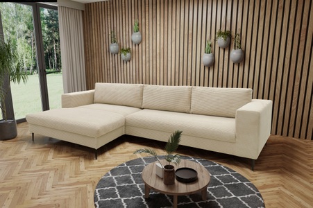 DOMO collection Ecksofa »Modica«, moderne Optik mit grosszügiger Recamière, auch in Cord