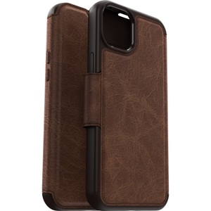 OTTERBOX, OtterBox Strada iPhone 15 Plus Braun Smartphone Hülle, Otterbox Book Cover Strada iPhone 15 Plus Braun