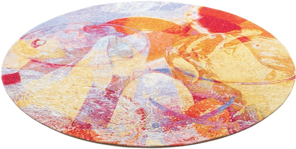 Sansibar Teppich »Keitum 013«, rund, Flachgewebe, modernes Design