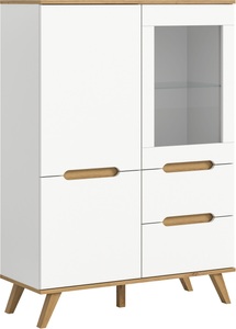 Home affaire Highboard »Alesund«, 6 Fächer, konischer Fuss, Kommode, Anrichte, Schrank