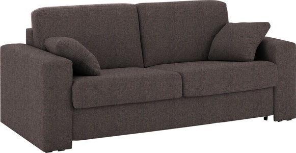 HOME AFFAIRE, Home affaire Schlafsofa »Roma«, Dauerschlaffunktion, mit Unterfederung, Lattenrost und echter Matratze. Zum Ausfalten in hoher Qualität, in 2 Breiten, Home affaire Schlafsofa »Roma Matratzenhöhe 14 cm«, Dauerschlaffunktion, mit Unterfederung, Lattenrost, Matratze