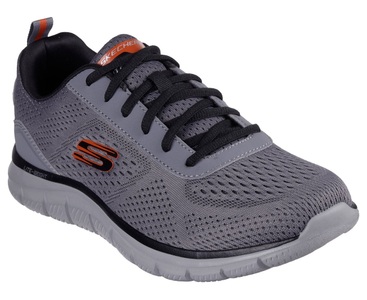Skechers, Skechers Schnürschuh "TRACK-LESHUR" Freizeitschuh, Trainingsschuh im Materialmix