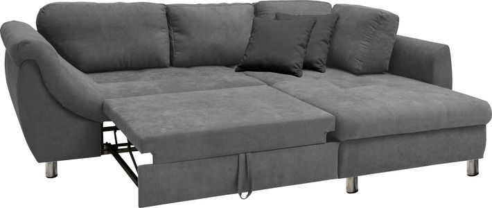INOSIGN, INOSIGN Ecksofa »Aisu«, mit Bettfunktion und Zierkissen, 