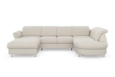 sit&more Wohnlandschaft, wahlweise mit Bettfunktion, Bettkasten und Kopf- und Armteilverstellung