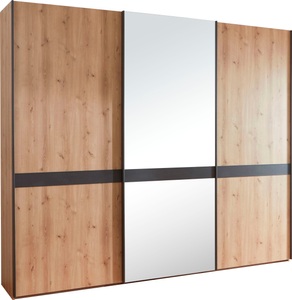 Wiemann, WIEMANN Schwebetürenschrank »Rialto«, WIEMANN Schwebetürenschrank »Rialto«, hochwertige Dekorfront mit Spiegeltür