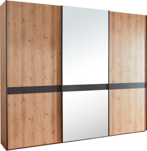 Wiemann, WIEMANN Schwebetürenschrank »Rialto«, WIEMANN Schwebetürenschrank »Rialto«, hochwertige Dekorfront mit Spiegeltür