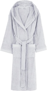 LEONIQUE, Leonique Unisex-Bademantel »»Tailles««, (1 St.), langer Bademantel für Damen und Herren, 100% Baumwolle, XS-3XL, Leonique Unisex-Bademantel »»Tailles««, (1 St.), langer Bademantel für Damen und Herren, 100% Baumwolle, XS-3XL