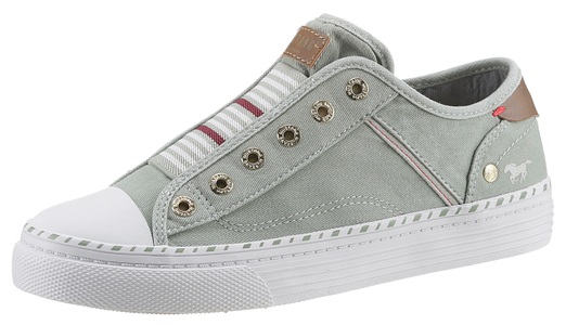 MUSTANG SHOES, Mustang Shoes Slip-On Sneaker, mit praktischem Gummizug, 