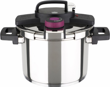 GSW, Schnellkochtopf Easy Click 22 cm GSW Silberfarben, 