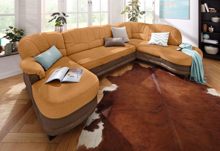 HOME AFFAIRE, Home affaire Wohnlandschaft »Camelita«, wahlweise mit Bettfunktion, 