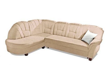 HOME AFFAIRE, Home affaire Ecksofa »Budapest«, wahlweise mit Bettfunktion, mit Recamiere oder Ottomane, 