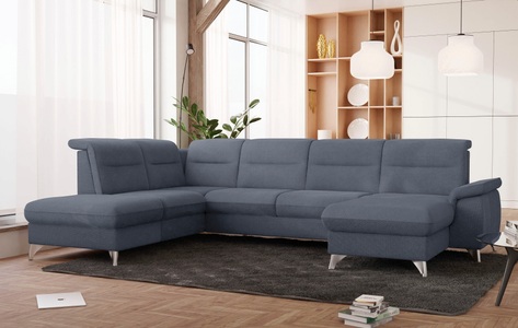 SCHÖNER WOHNEN LAMINAT, SCHÖNER WOHNEN LAMINAT Wohnlandschaft, wahlweise mit motorischer Relaxfunktion, sit&more Wohnlandschaft »Astoria U-Form«, wahlweise mit motorischer Relaxfunktion