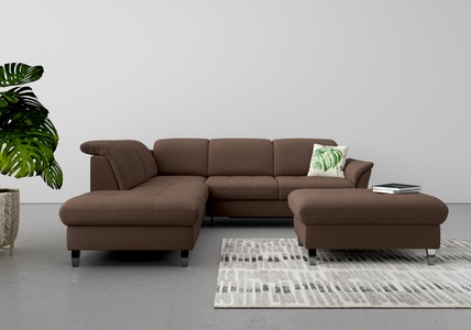 sit&more Ecksofa, wahlweise mit Kopfteilverstellung, Bettfunktion und Stauraum