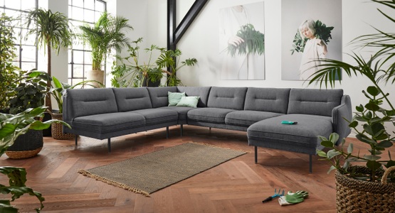 ANDAS, andas Wohnlandschaft »Nordfyn«, edles Design in 3 Bezugsqualitäten, Design by Morten Georgsen, andas Wohnlandschaft »Nordfyn U-Form«, edles Design in 3 Bezugsqualitäten, Design by Morten Georgsen