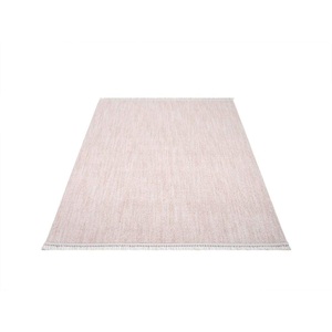 Carpet City Teppich »CLASICO 0052«, rechteckig, Kurzflor, Fransen, Meliert, Boho-Stil, Wohnzimmer