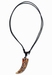 J.Jayz, J.Jayz Kette mit Anhänger »Anhänger in Zahnform, verstellbare Kordel in Schwarz«, J.Jayz Kette mit Anhänger »Anhänger in Zahnform, verstellbare Kordel in Schwarz«