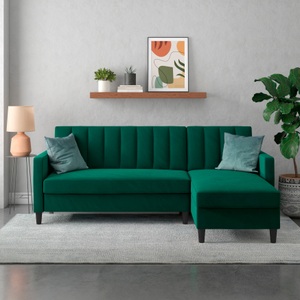 Dorel Home, Dorel Home Ecksofa mit Schlafffunktion, Recamiere mit Stauraum beidseitig montierbar, Rückenlehne 2-teilig und 3-fach verstellbar, Dorel Home Ecksofa »Celine, L-Form,« mit Bett-Funktion und Stauraum. Recamiere beidseitig montierbar
