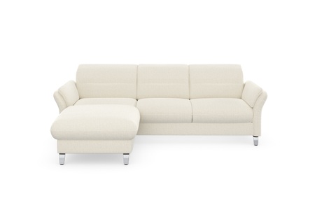 sit&more Ecksofa »Grenoble«, inklusive Federkern, wahlweise mit Bettfunktion, Bettkasten, Armteilverstellung und Kopfteilverstellung