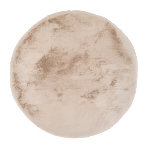 OCI Die Teppichmarke, OCI DIE TEPPICHMARKE Teppich »ROCKY SOFT«, rund, OCI DIE TEPPICHMARKE Teppich »ROCKY SOFT«, rund, 35 mm Höhe, Kunstfell, weich, kuschelig, maschinell gewebt, waschbar